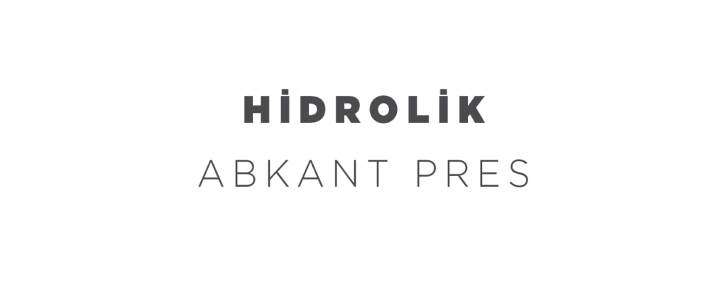 hidrolik abkant pres